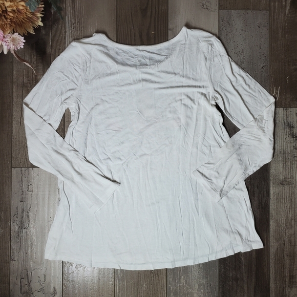 Justice Girls Christmas Holiday Unicorn Long Sleeve Tee Shirt Size 12 EUC - Picture 7 of 12